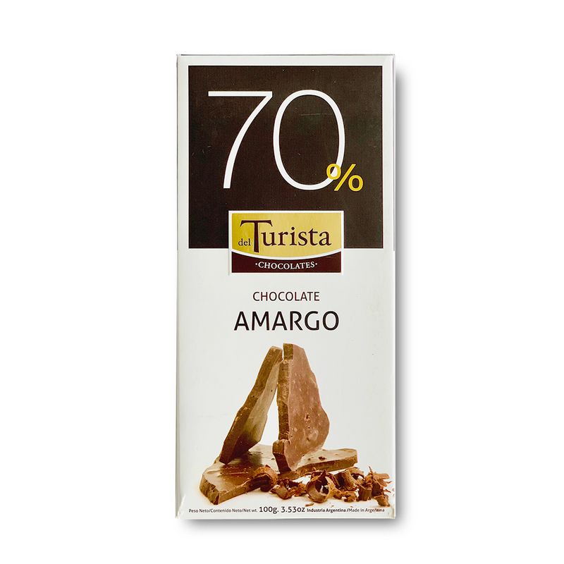 Chocolate DEL TURISTA Amargo 70100g Disco