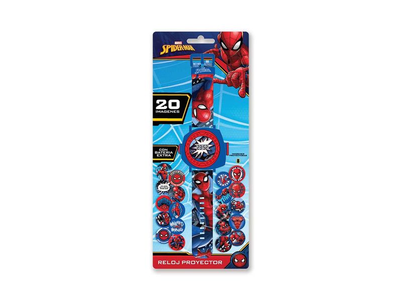 Reloj discount proyector spiderman