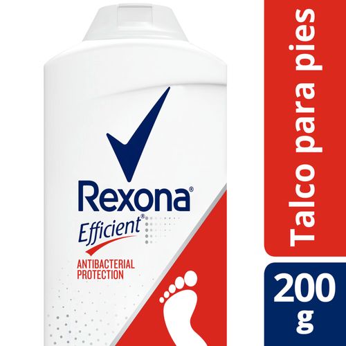 Desodorante Para Pies Rexona Efficient Antibacterial Protection En Talco 200 G