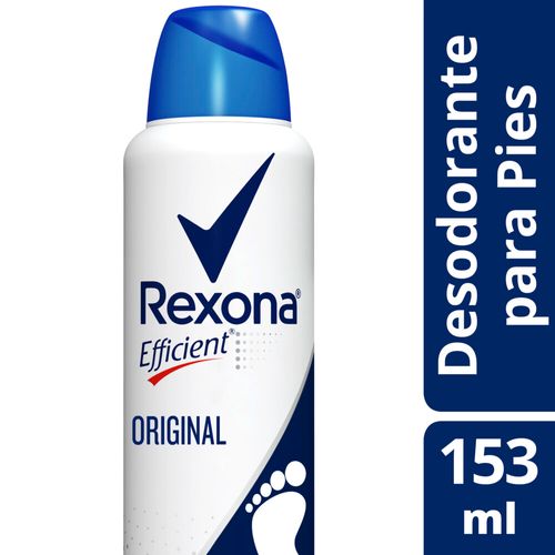 Desodorante Para Pies Rexona Efficient Original En Aerosol 153 Ml
