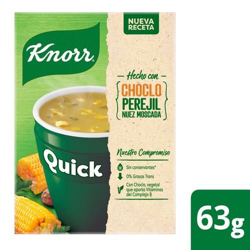Sopa Quick Knorr Choclo 5 Sobres