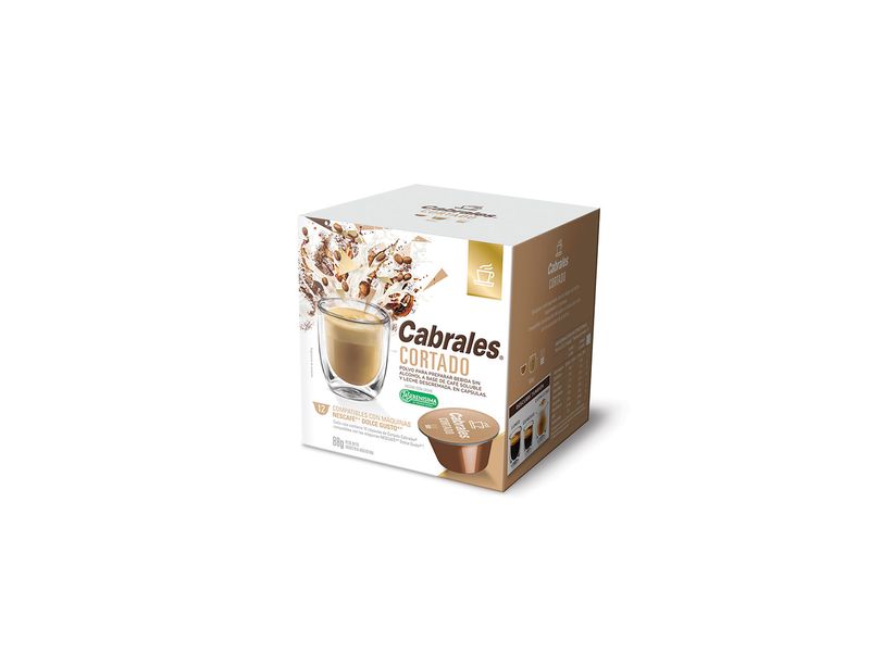 Cabrales  Cápsulas Café Cappuccino comp. con Dolce Gusto®