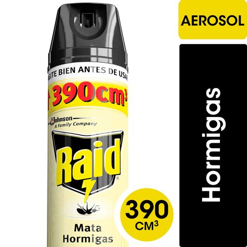 Insecticida Raid Mata Hormigas En Aerosol 390cc