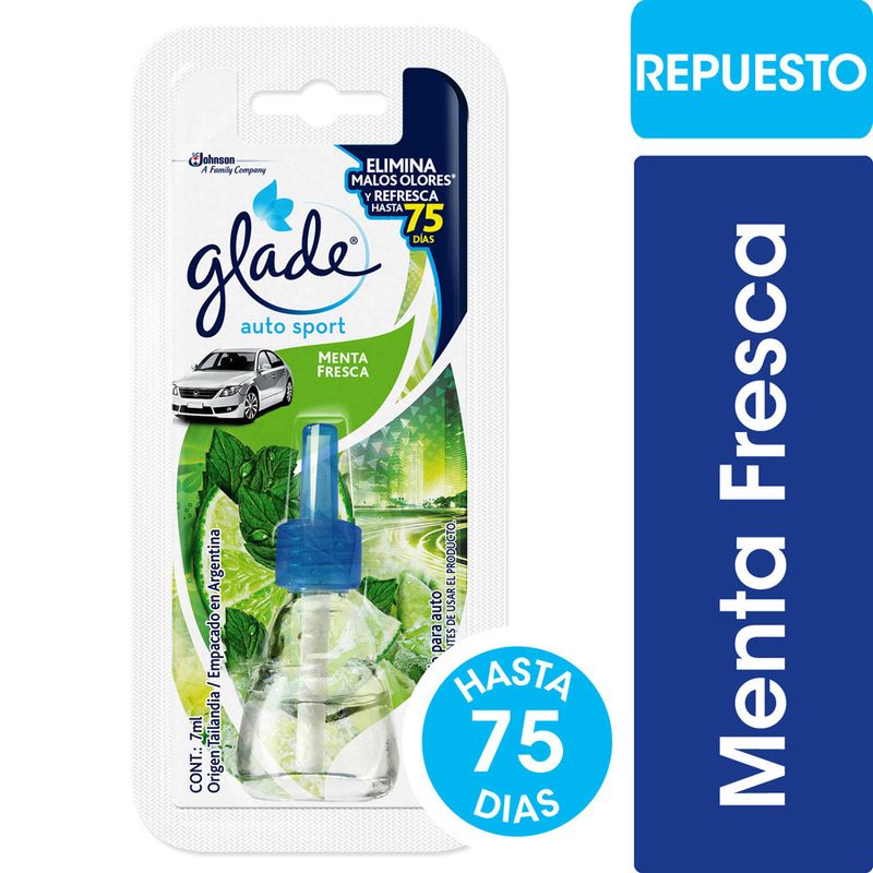 Aromatizante-Glade-Auto-Sport-Repuesto-7-Ml-Menta-Fresca-1-226413
