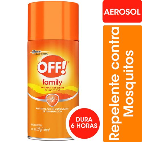 Repelente Para Mosquitos Off! Family Aerosol 165cc