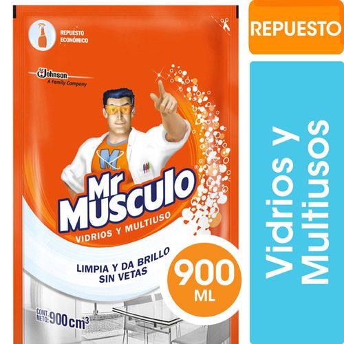 Limpiador Vidrios Y Multiuso Doy Pack Mr Musculo 900 Ml