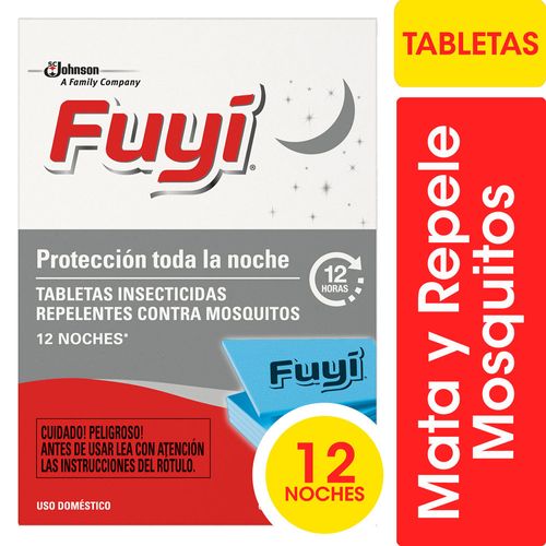 Tabletas Insecticidas Fuyi Contra Mosquitos Respuesto 12un