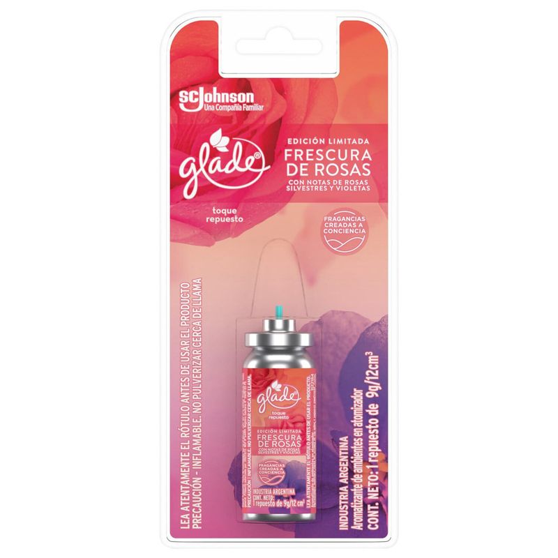 Aromatizante-De-Ambientes-Glade-Toque-Edicion-Limitada-Frescura-De-Rosas-Repuesto-9gr-2-870777