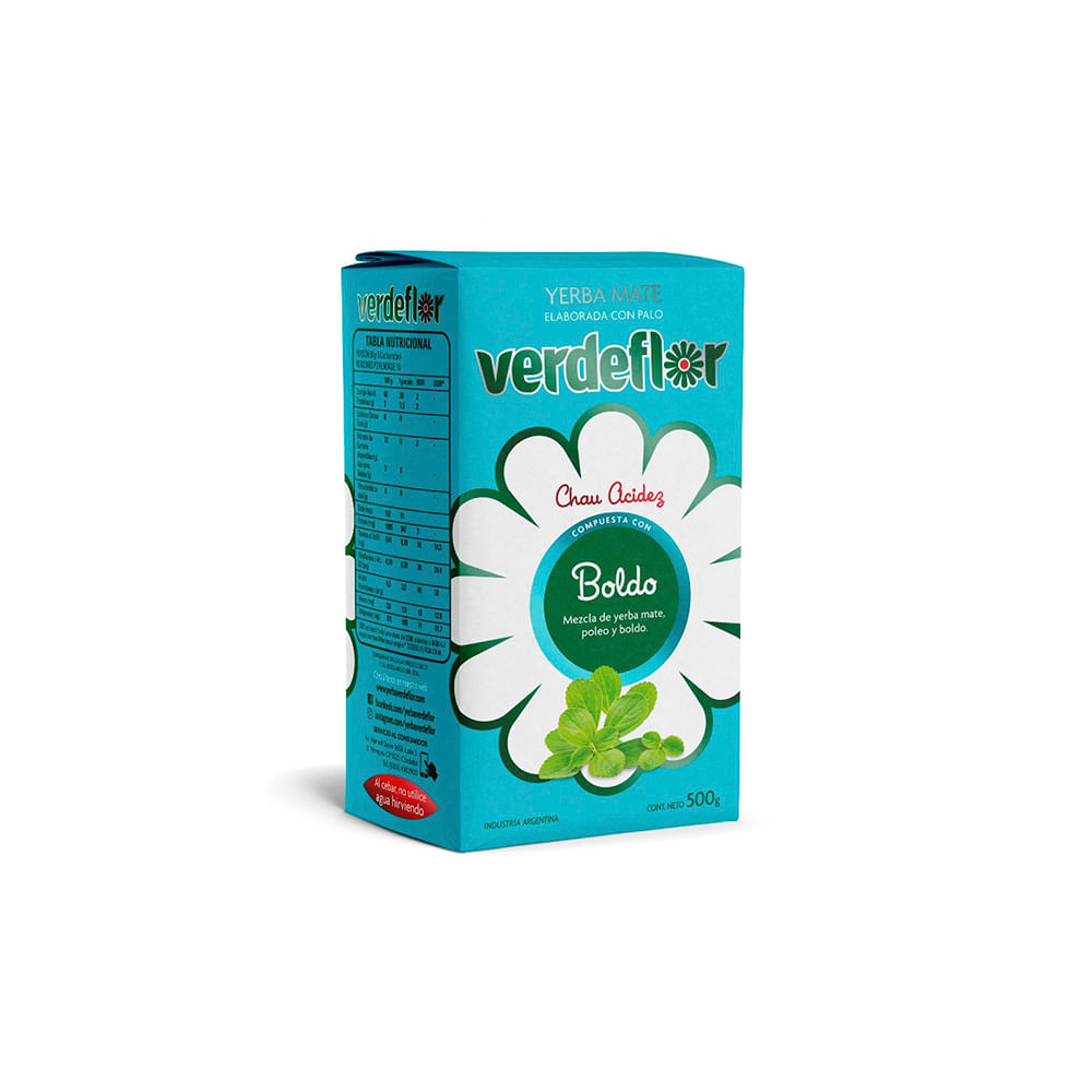 Yerba mate verdeflor con palo Boldo Yerba mate verdeflor con palo Boldo