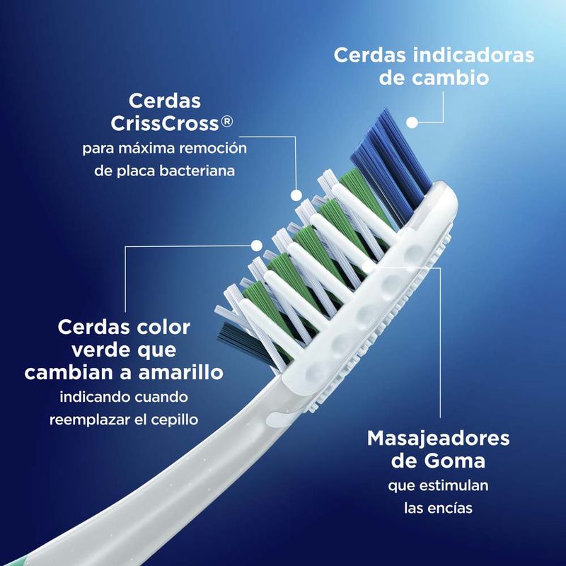 Cepillos Dentales Oral-B Advanced 7 Beneficios Control-Bac Suave 2 Un ...