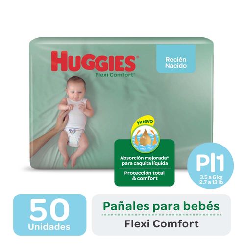Pañal Huggies Flexi Comfort P X50un
