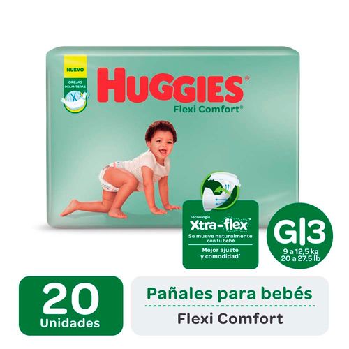 Pañal Huggies Flexi Comfort G X20un