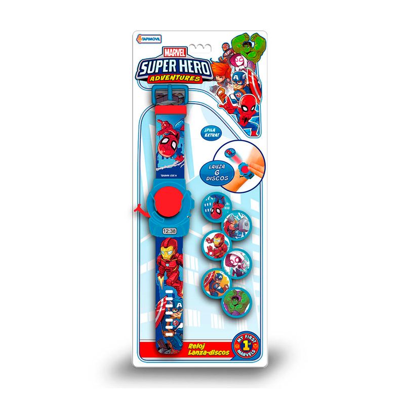 Reloj-Lanza-Discos-Marvel-Tapimovil-1-876550