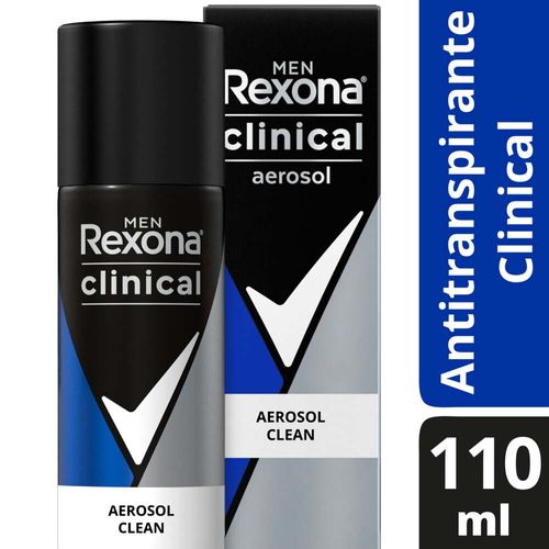Desodorante Antitranspirante Rexona Men En Aerosol 110 Ml