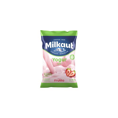 Yogur Light Milkaut Frutilla Sachet 900g