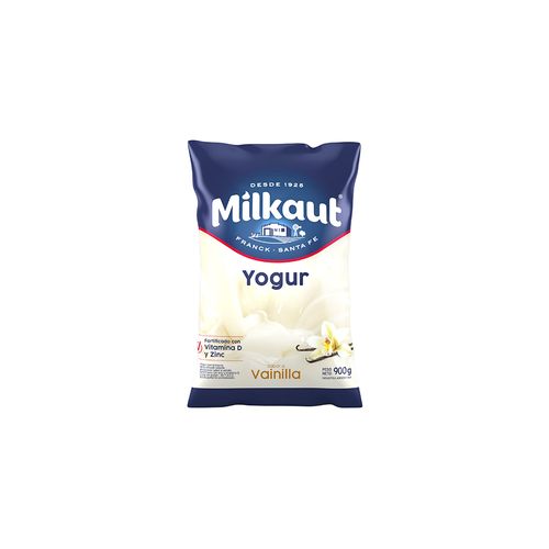Yogur Milkaut Vainilla Sachet 900 G