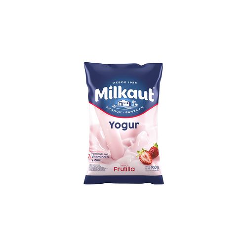 Yogur Milkaut Frutilla Sachet 900 G