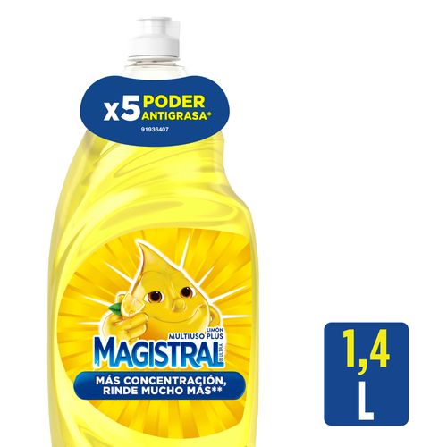 Detergente Magistral Limón Multiuso Plus 1,4 L