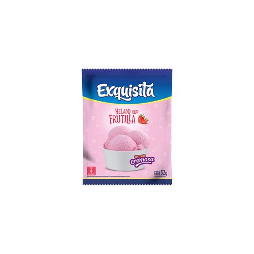 Helado Exquisita Frutilla X52gr