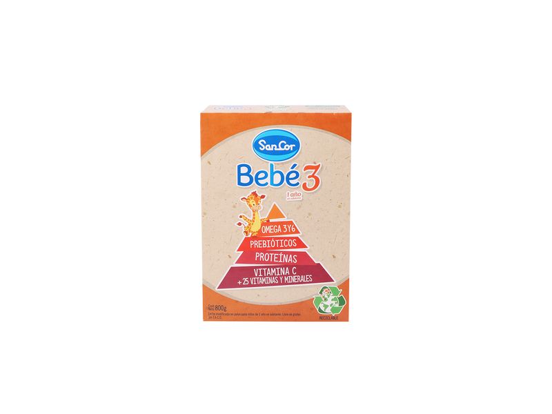 LECHE EN POLVO SANCOR BEBE 1 NUTRICION 800 GR