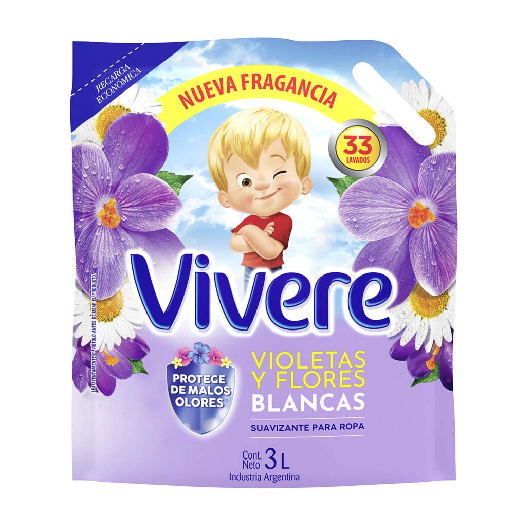 Suavizante Vivere Viole Y Flores Doypack - Jumbo