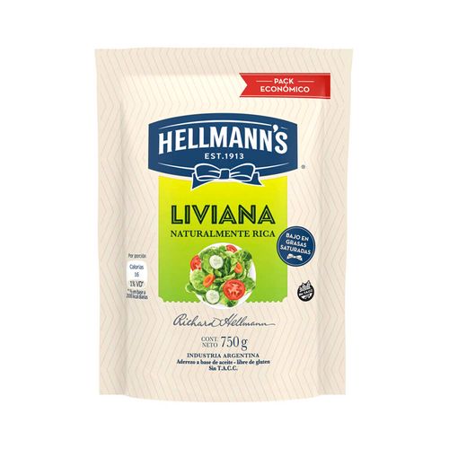 Mayonesa Hellmanns  Liviana X750g