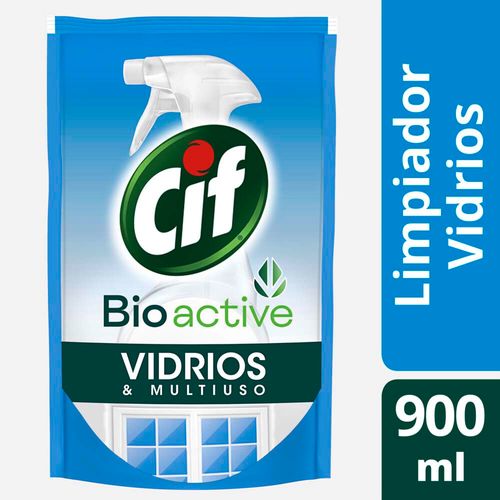 Limpiador Líquido Cif Vidrios Biodegradable 900 Ml Doypack