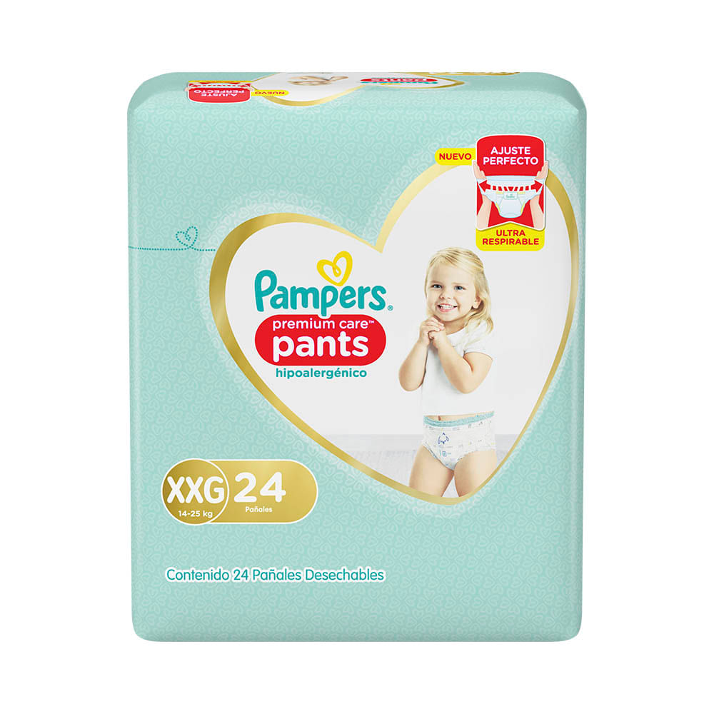 Pañales Pampers Pants Premium Care Xxg X24