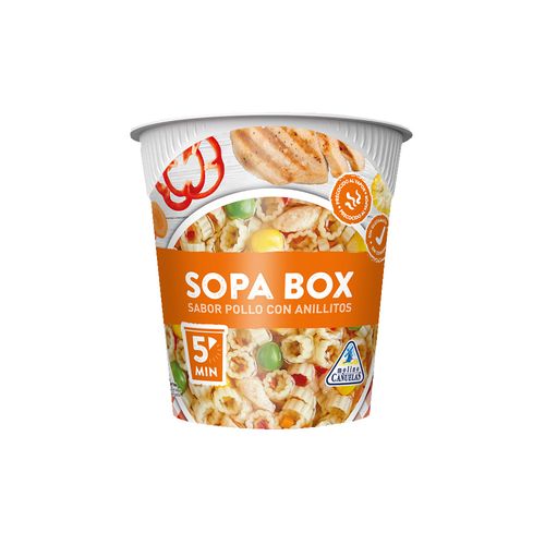 Sopa De Pollo Box Anillitos