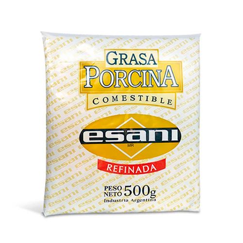 Grasa Porcina Comestible Esani  X 500g