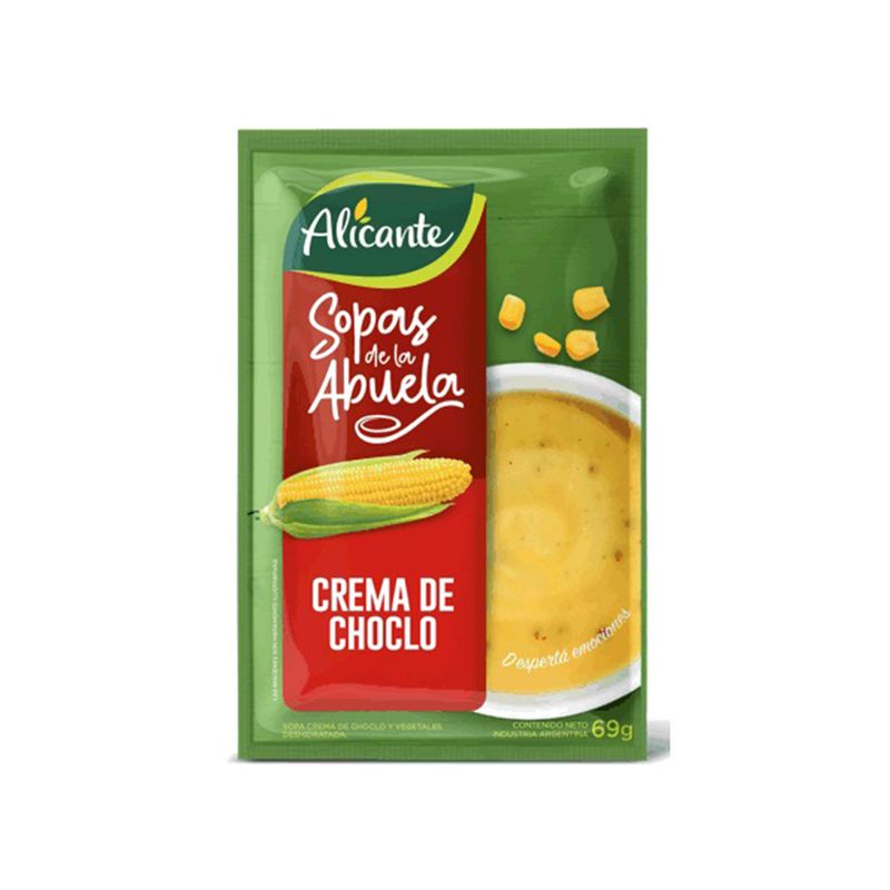 Sopa Crema Choclo Alicante 69 Gr Disco