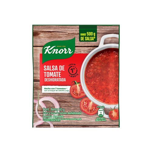 Salsa De Tomate Deshidratado Knorr X60g