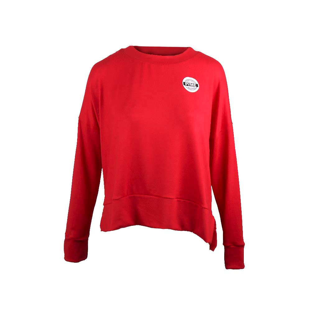 Champion sweater crop top negro sale