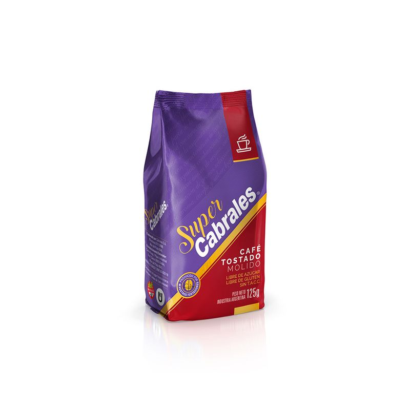 Café Super Cabrales Molido Tostado X125g Jumbo 