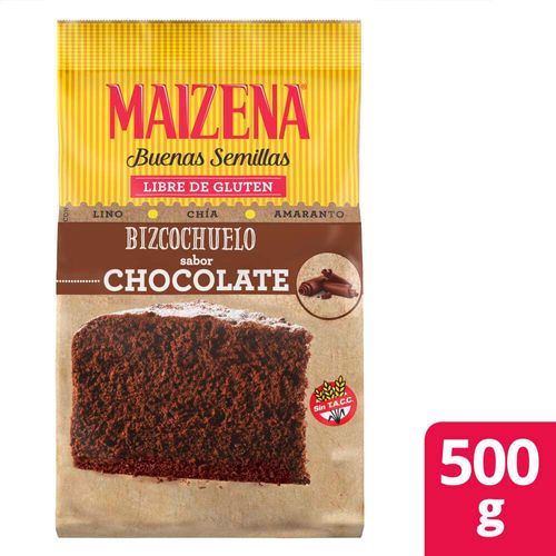 Premezcla Maizena Bizcochuelo De Chocolate Sin Tacc 500 G