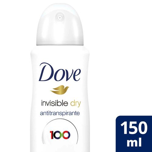 Antitranspirante En Aerosol Dove Invisible Dry 150 Ml