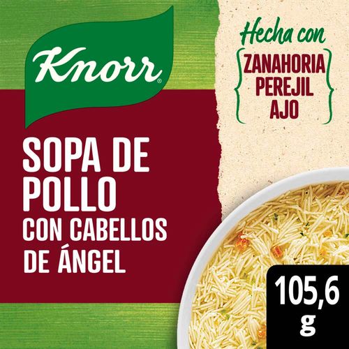 Sopa De Pollo Knorr Con Cabello De ángel 105.6 G