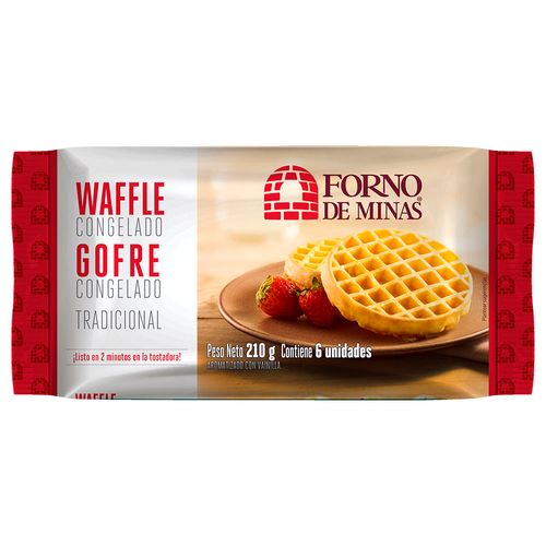 Waffle Forno De Minas X210g