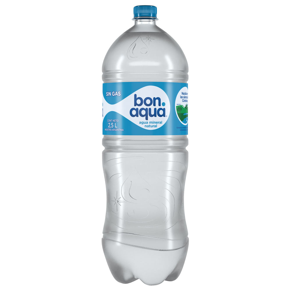 agua BONAQUA Sin Gas 2.5lt - Disco