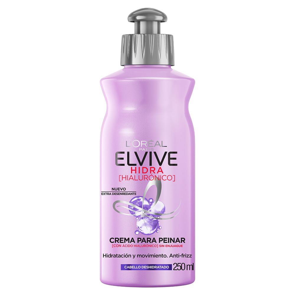 Elvive Crema Para Peinar Hidra Hialuronico 250ml Jumbo