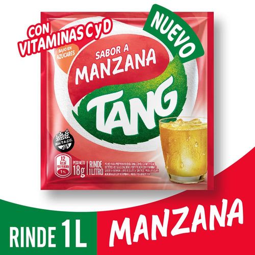 Jugo En Polvo Tang Manzana Vitamina C+d 18g