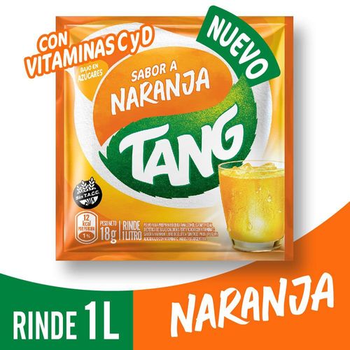 Jugo En Polvo Tang Naranja Vitamina C+d 18g