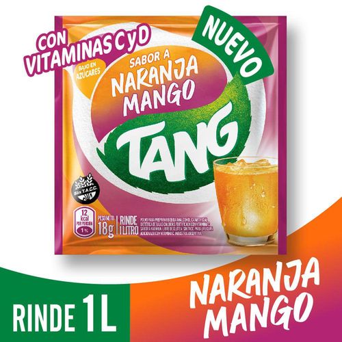 Jugo En Polvo Tang Naranja Mango Vitamina C+d 18g