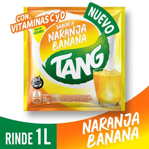 Jugo En Polvo Tang Naranja Banana Vitamina C+d 18g