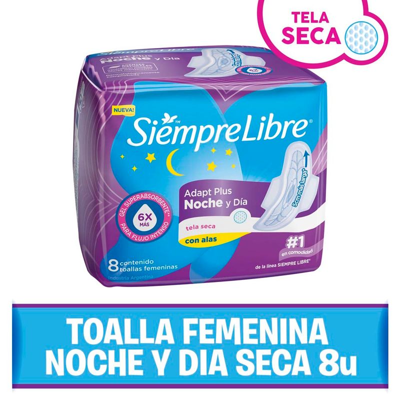 Toallas-Femeninas-Siempre-Libre-Adapt-Plus-Noche-Y-Dia-Secas-Con-Alas-X-8-U-2-798467