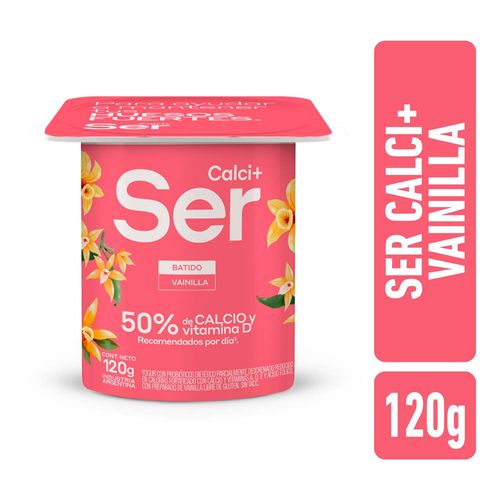 Yogur Ser Calci+ X120g Sabor Vainilla