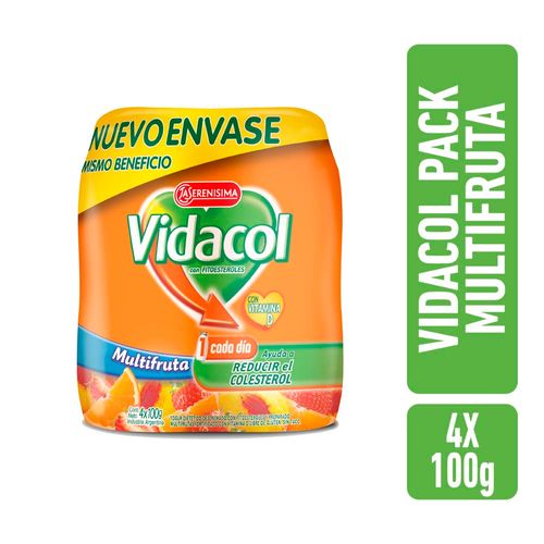 Vidacol Pack 400 Gr - Multifruta