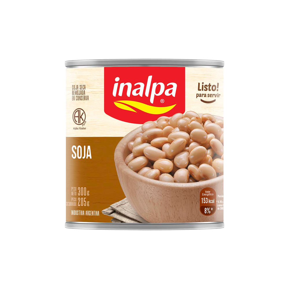 Soja Secas INALPA Remojadas 300g - Vea