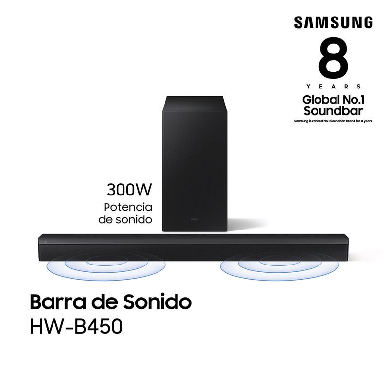 BARRA DE SONIDO SAMSUNG HW-B450 - Disco