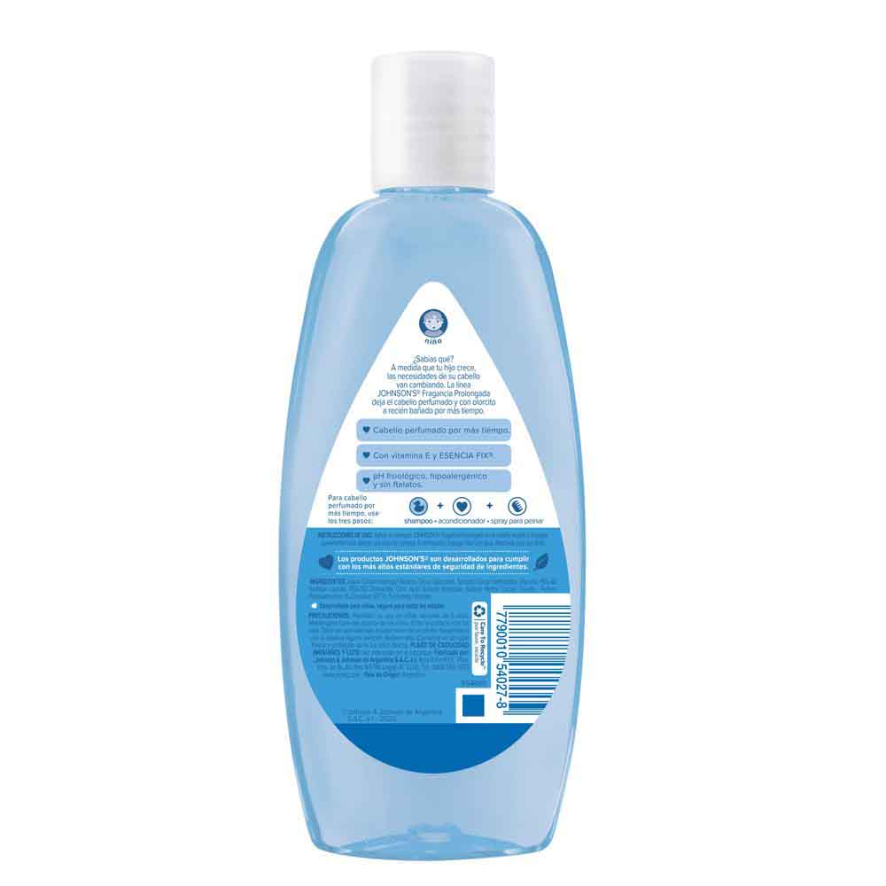 Shampoo para bebé JOHNSON'S® pH Balanceado x 400 ml.